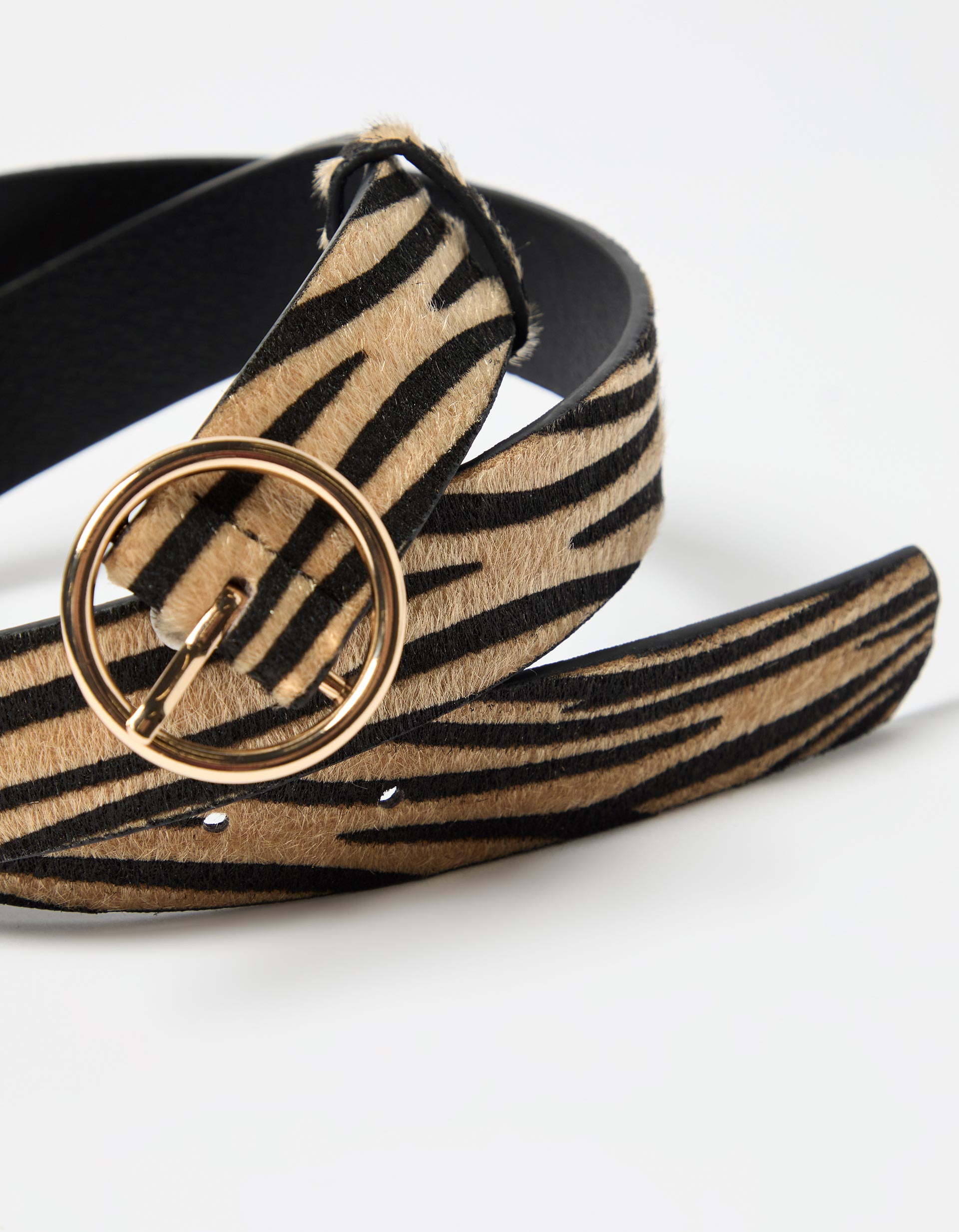 Cinto Animal Print, Mulher, Bege