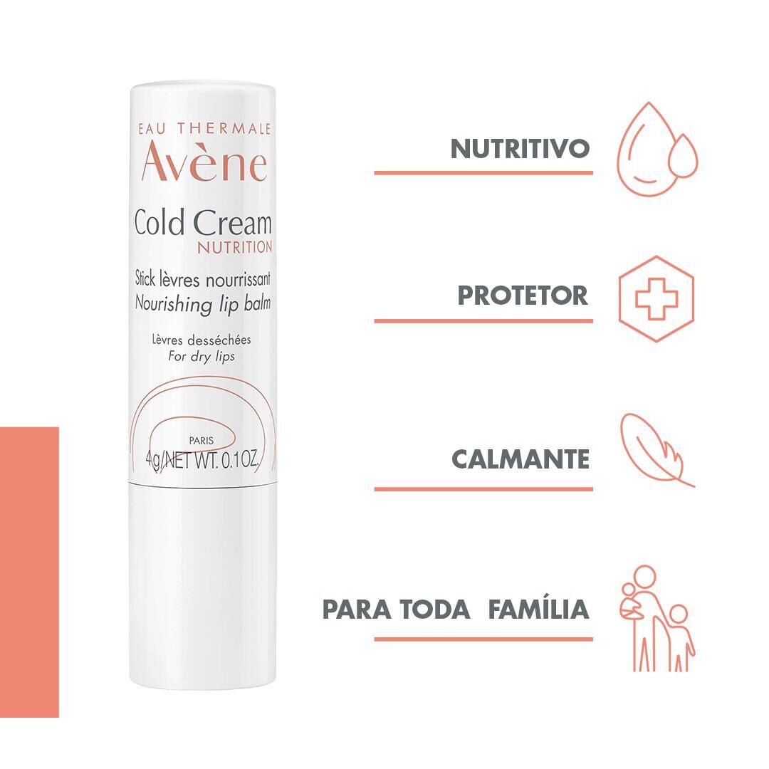 AVENE  Cold Cream Stick Lábios Nutritivo - 4gr