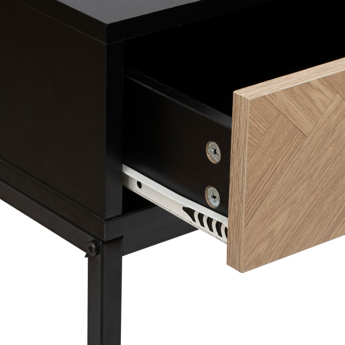 CONSOLE CHEVRONS D.110X35X75CM
