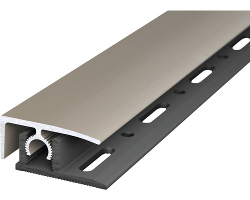 Eindprofiel, aluminium, RVS-look, geanodiseerd, 10x28x1000 mm