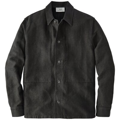 Herren-Hemdjacke, Anthrazit