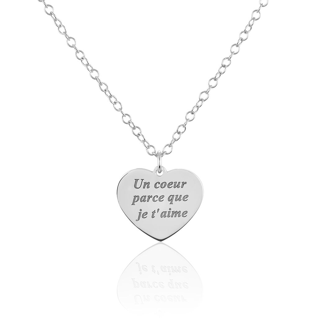 Collier Patie Argent Blanc