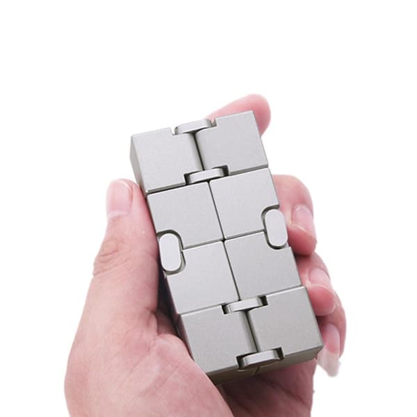 Fidget Spinner Relaxation Infinite Cube Metal Flip Cube Rød