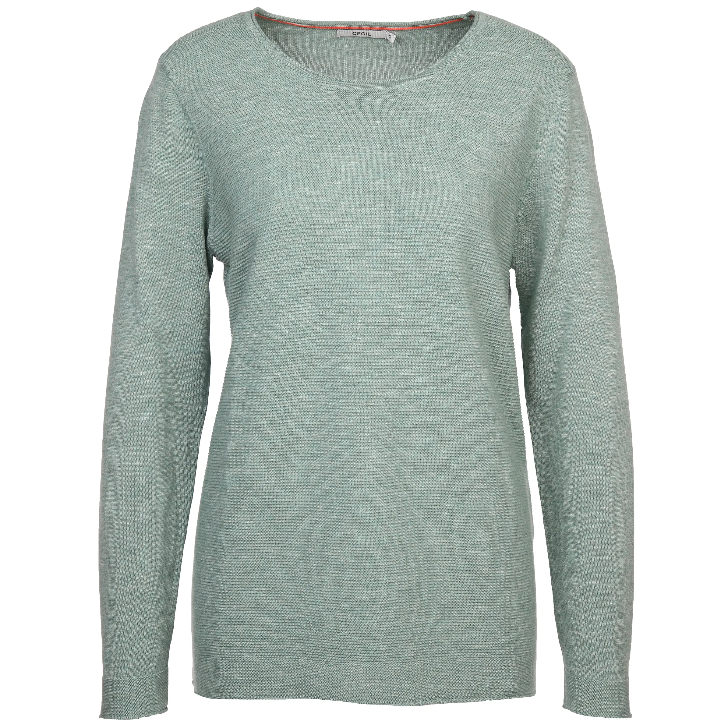 Damen Strickshirt in Ripp-Optik