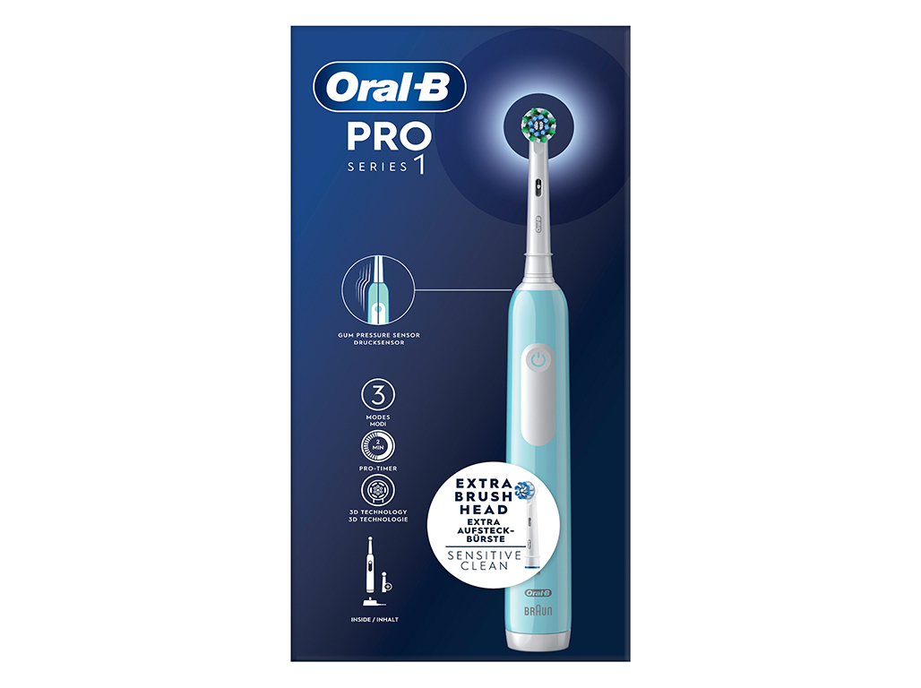 ESCOVA DENTES ELÉTRICA ORAL B PRO SERIES 1 AZUL