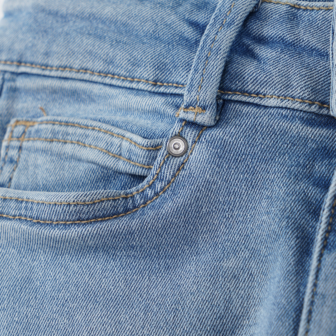 Beatwear Jungen Slim-Jeans mit verstellbarem Bund hellblau