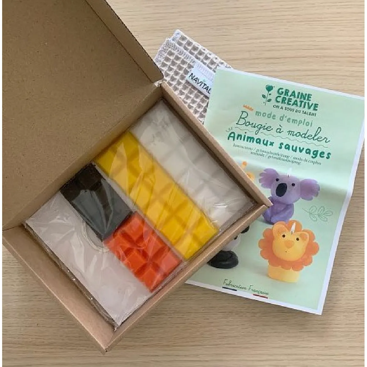 Graines Creatives Kit Bougies Animaux