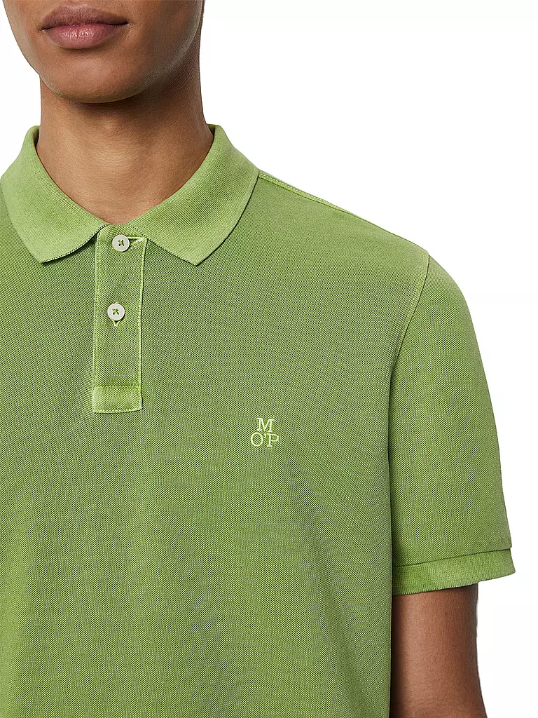 MARC O'POLO Poloshirt Regular Fit dunkelgrün