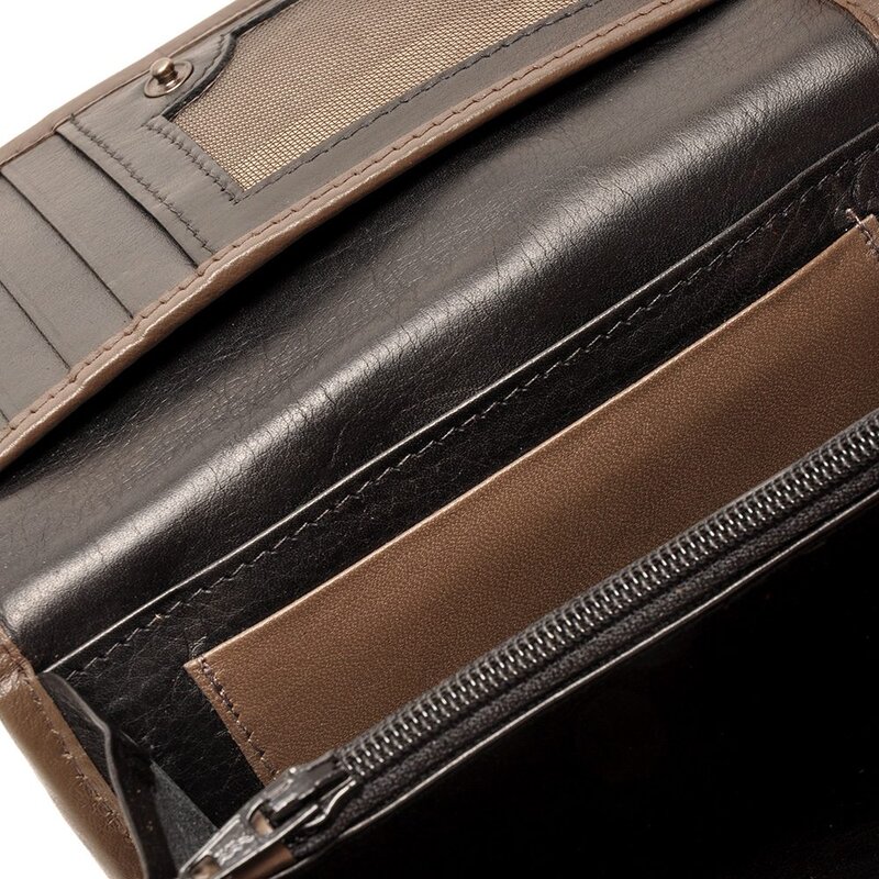 Berba Soft Damesportemonnee Black – Taupe