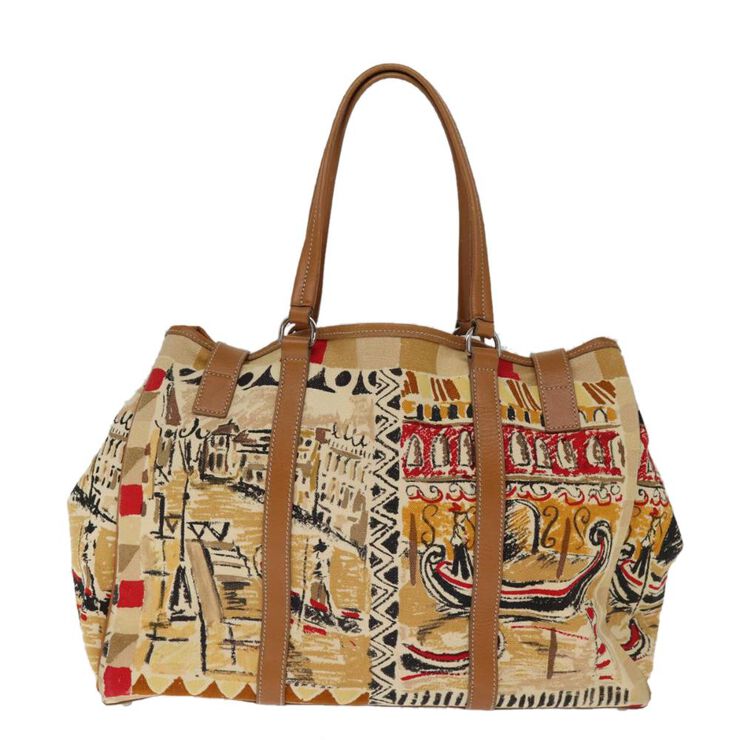 Prada Vintage Prada Shoulder Bag Beige