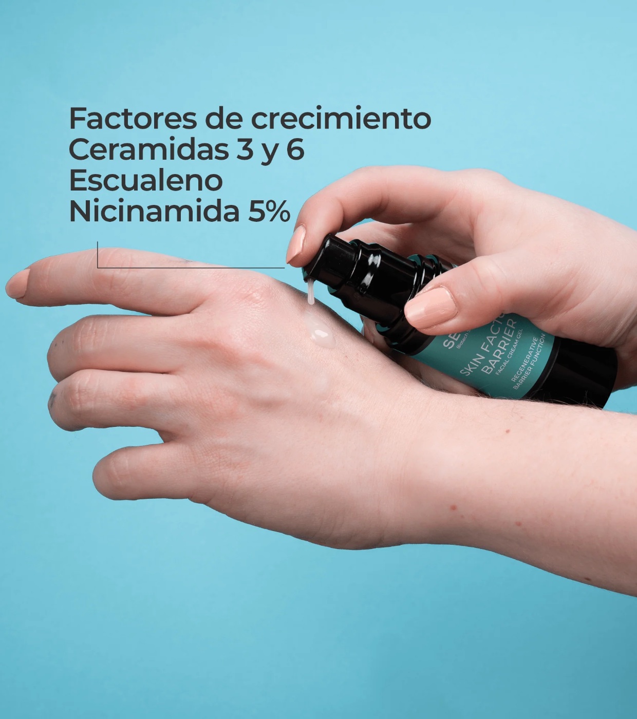 SEGLE - Gel creme regenerador e reparador Skin Factor Barrier - Peles sensíveis, mistas e/ou oleosas