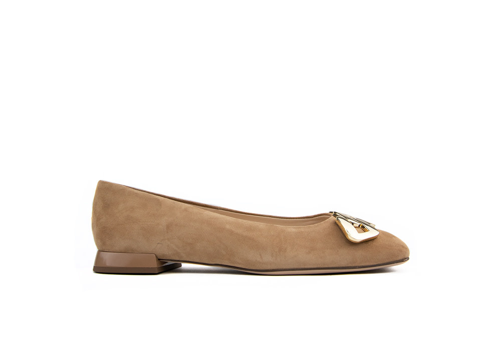 Högl Ballerina Coco Bruin Suede