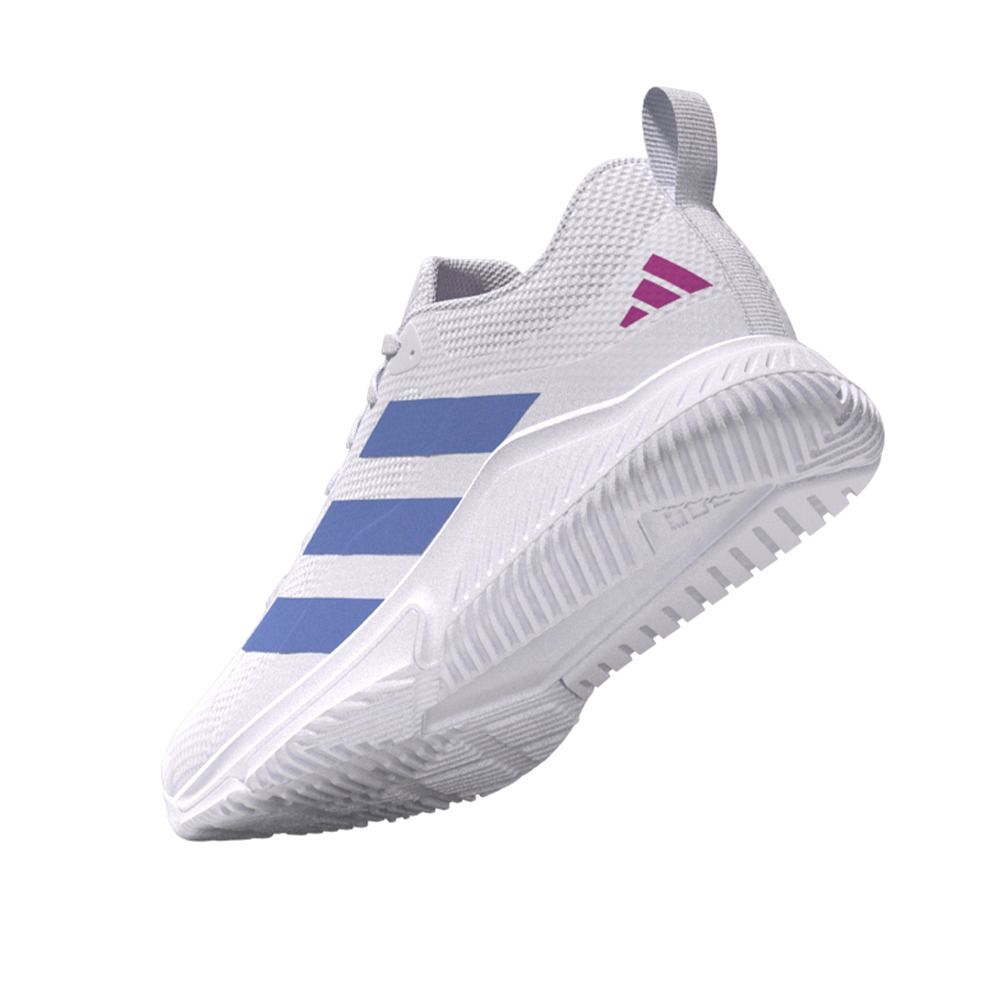 Adidas Performance COURT TEAM BOUNCE 2.0 - Chaussures handball Femme white/blue fusion/lucid fuchsi