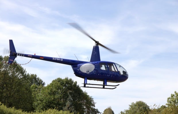 Hubschrauber-Rundflug ab Würzburg als Geschenk