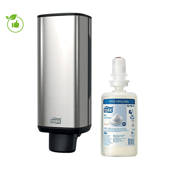 KIT distributeur -50% + 6 cartouches de savon Tork