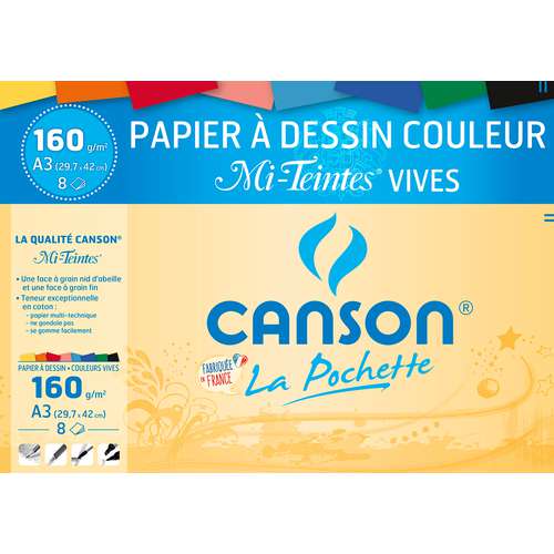 CANSON® Papier Mi-Teintes A3
