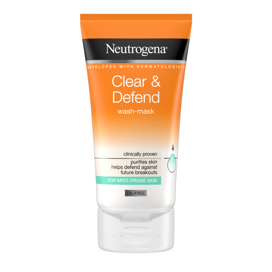 Neutrogena Clear & Defend Wash-Mask 150 ml