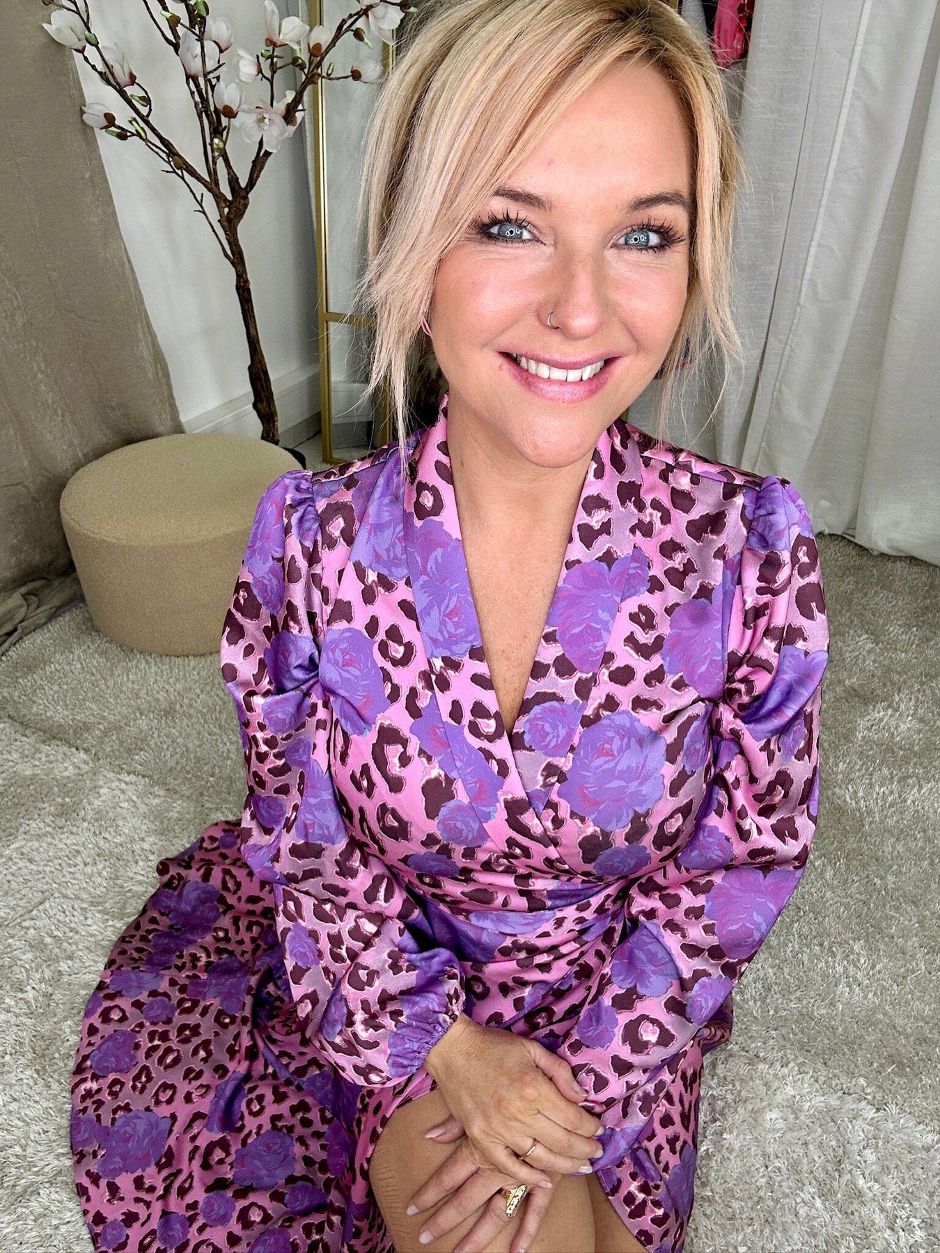 Cras Laracras Dress 6 purple rose