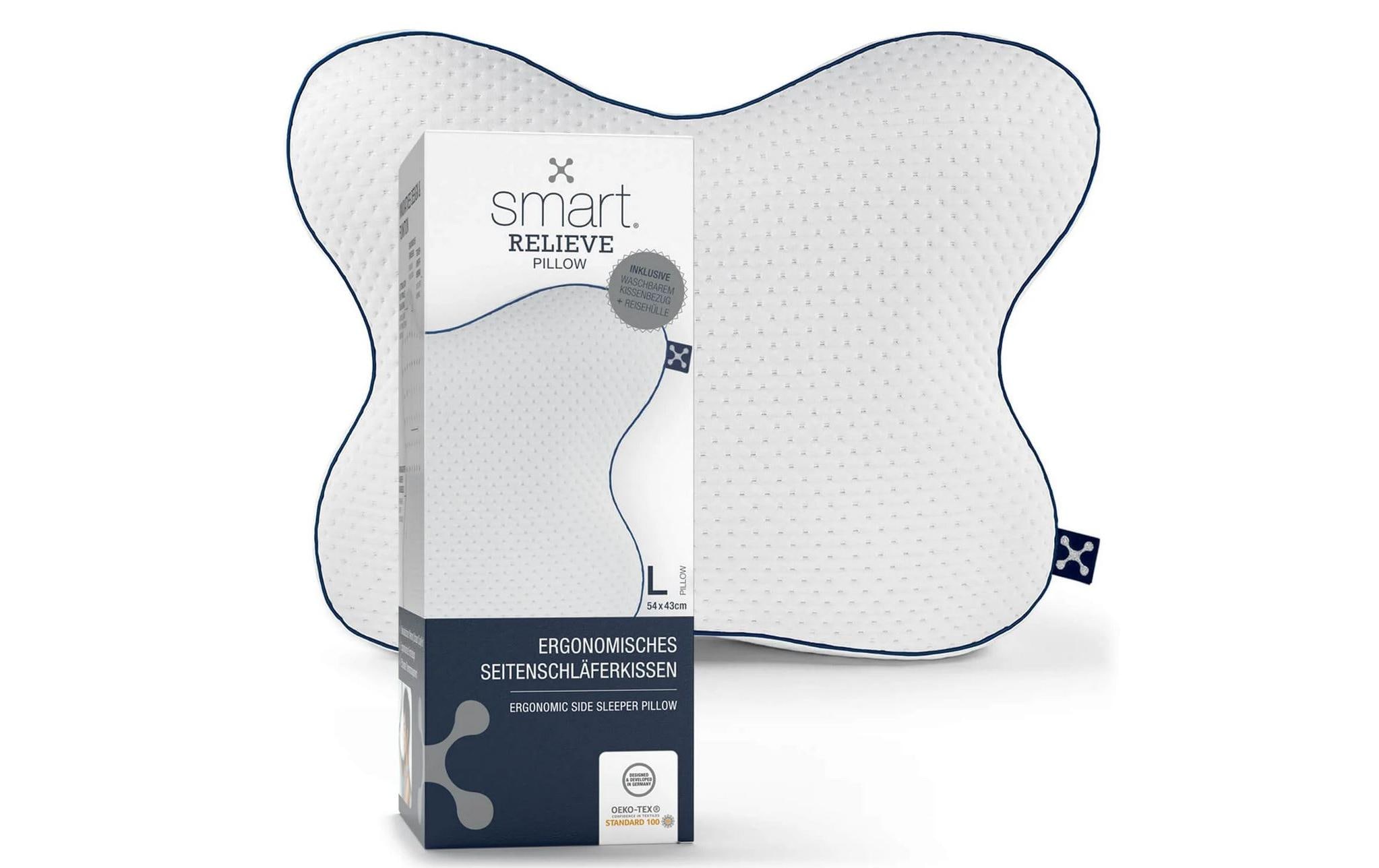 Nackenkissen Relieve L 54 x 43 x 13.5 cmErgonomisches Schlafkissen