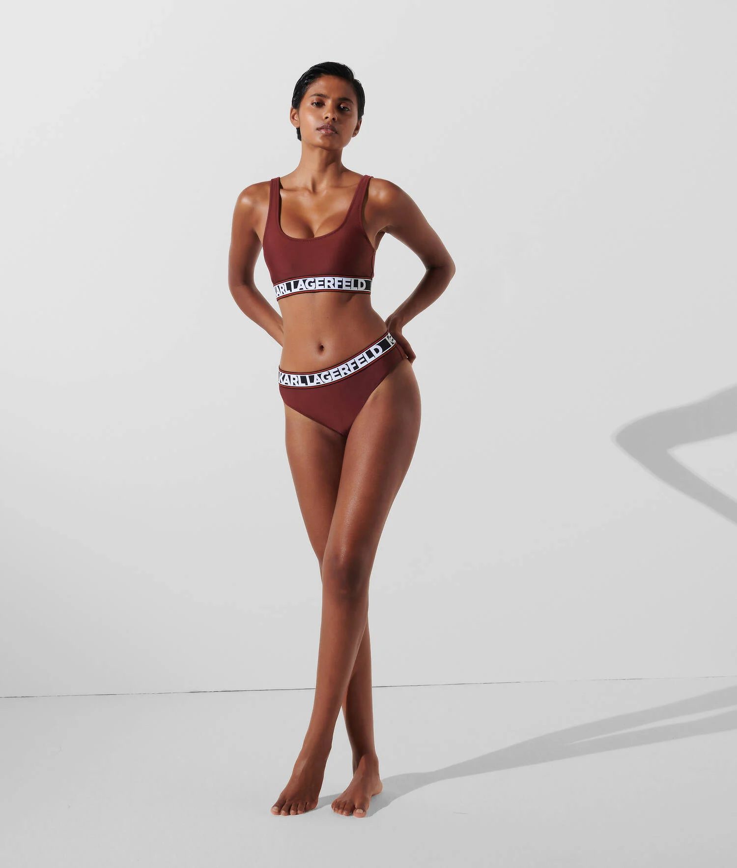 HAUT DE BIKINI AVEC LOGO KARL