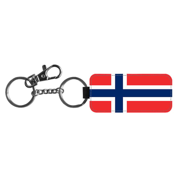 Norge Flagga Nøkkelring