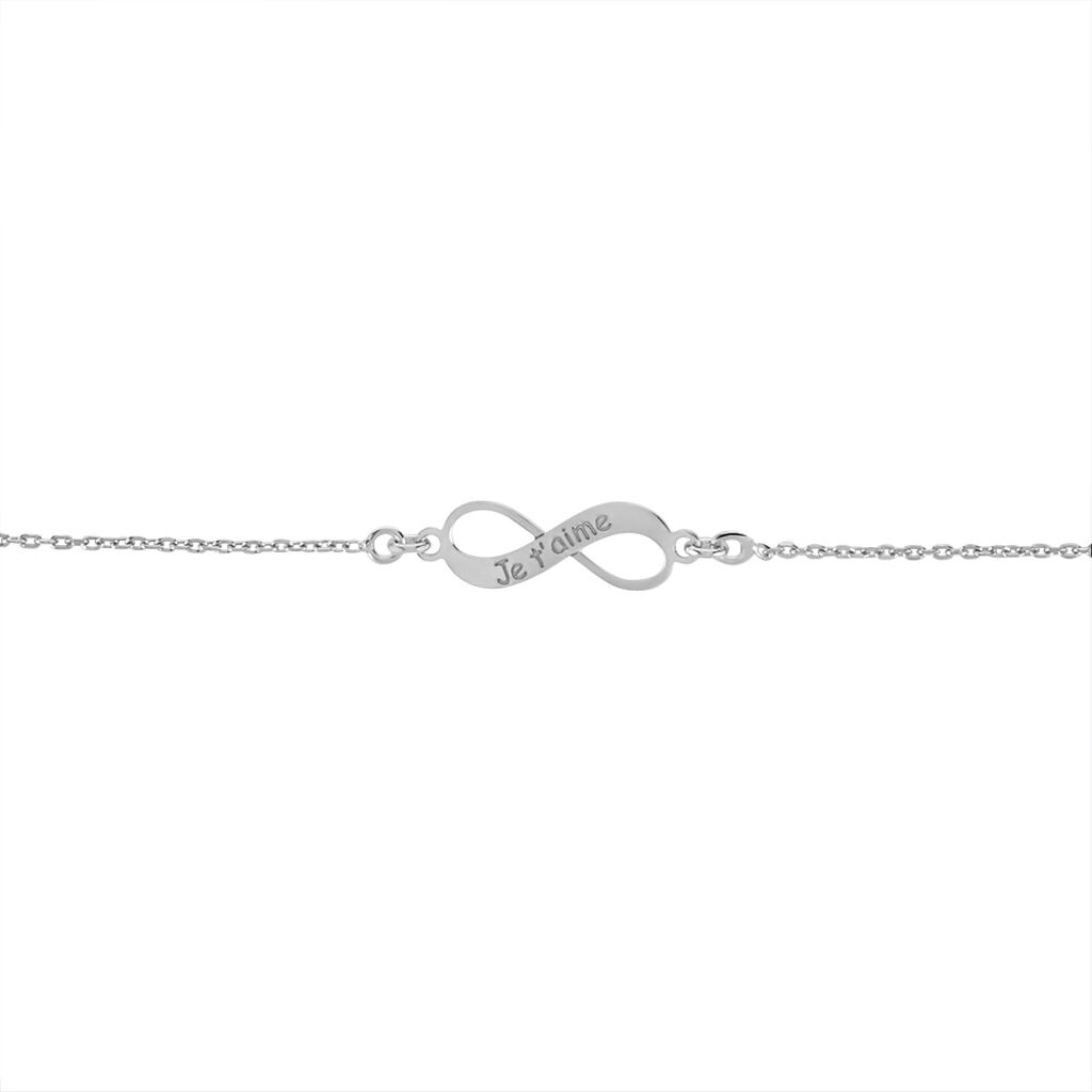 Bracelet Argent Blanc Wandis