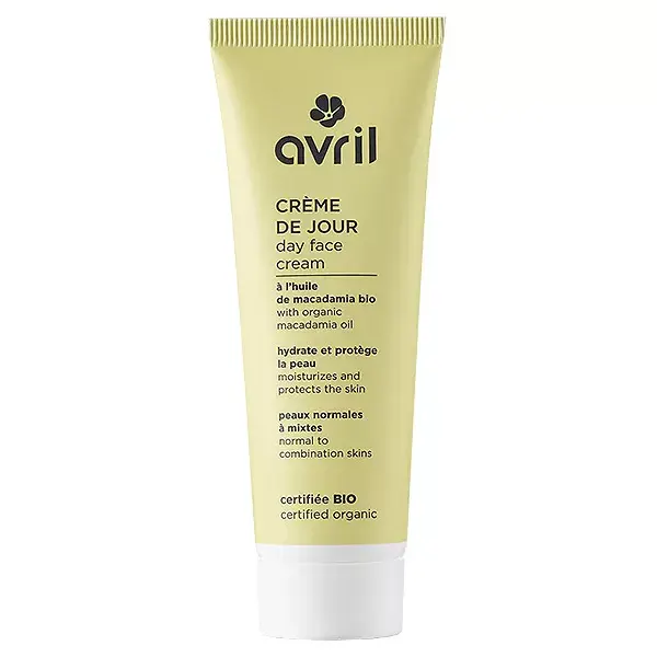 Creme de dia facial orgânico de macadâmia Avril 50ml