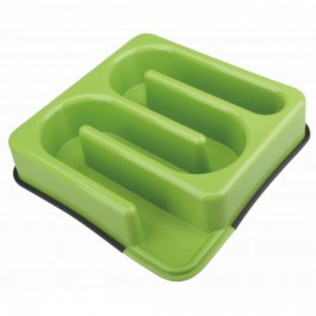Gamelle anti glouton carrée labyrinthe 1,2 litres M-Pets