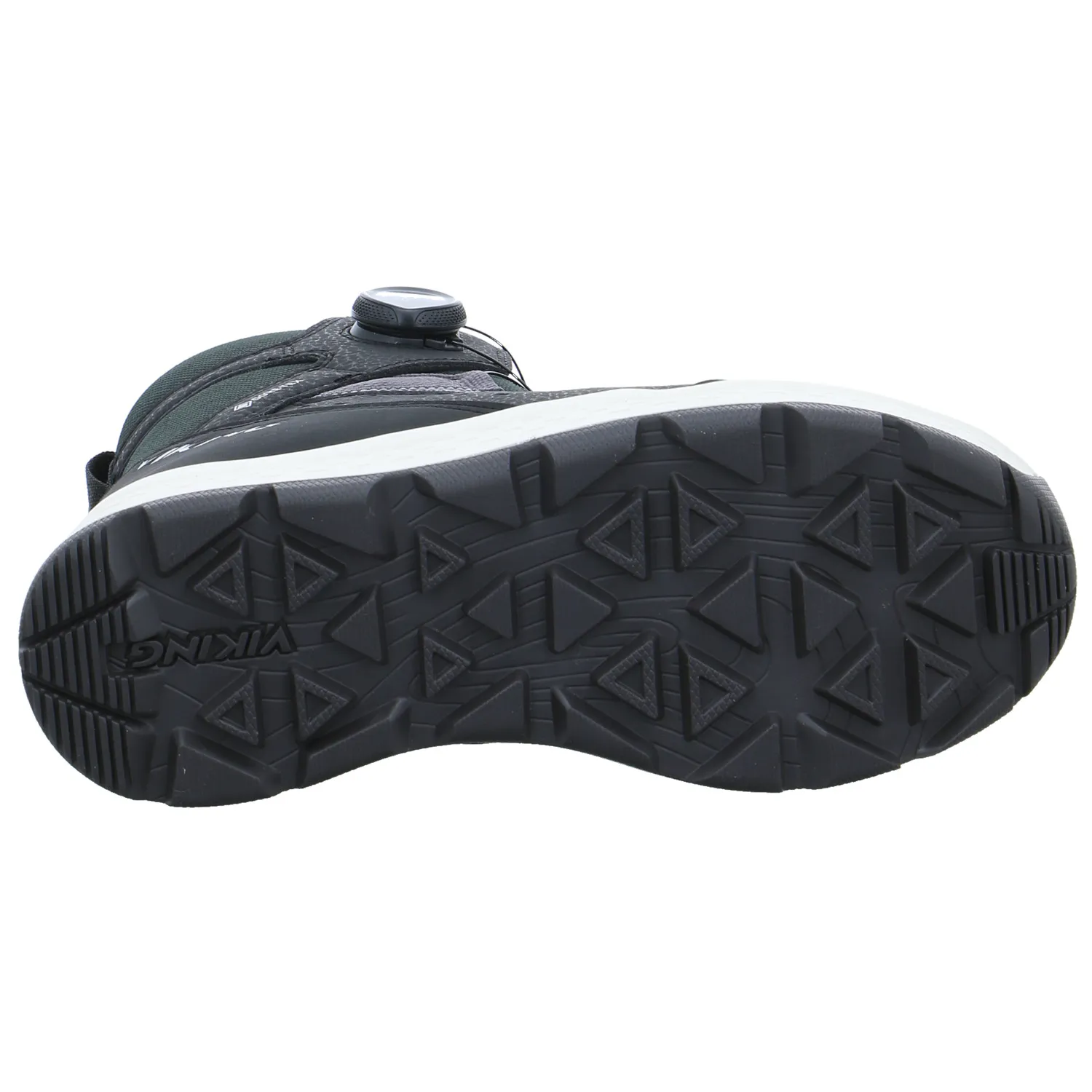 VIKING Jungen- Snowboot Membran Schwarz Textil  Unisex Schneestiefel