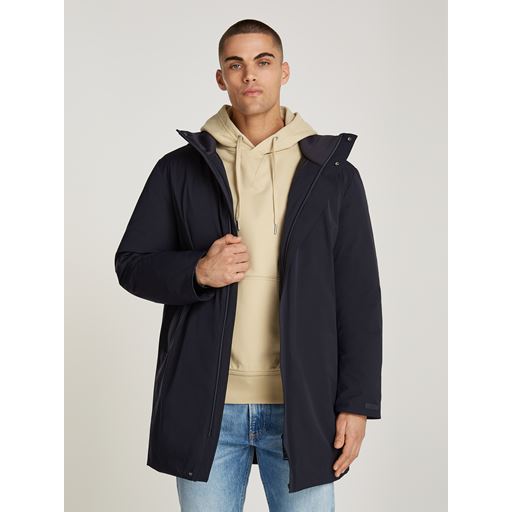 Calvin Klein Tachnical Twill Parka Frakke, Night Sky, L