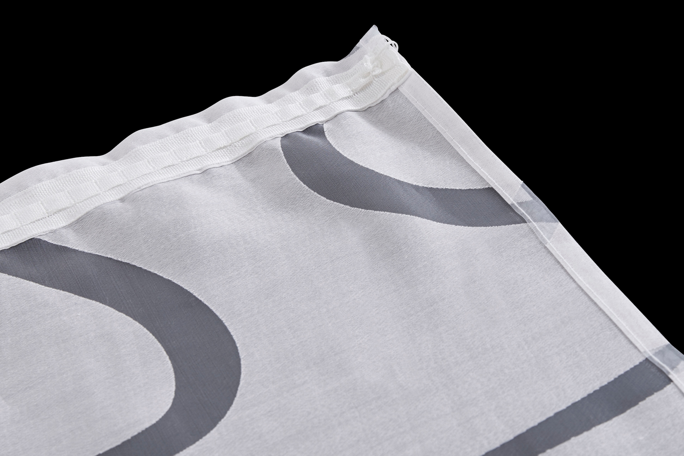 Bruno Banani Gardine »Tilo« Kräuselband 1 Stk. tlg. transparent, Ausbrenner, gewebt, verschiedene Grössen,