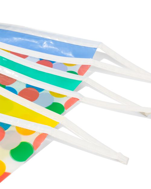 guirlande de fanions plastique coloré 6m