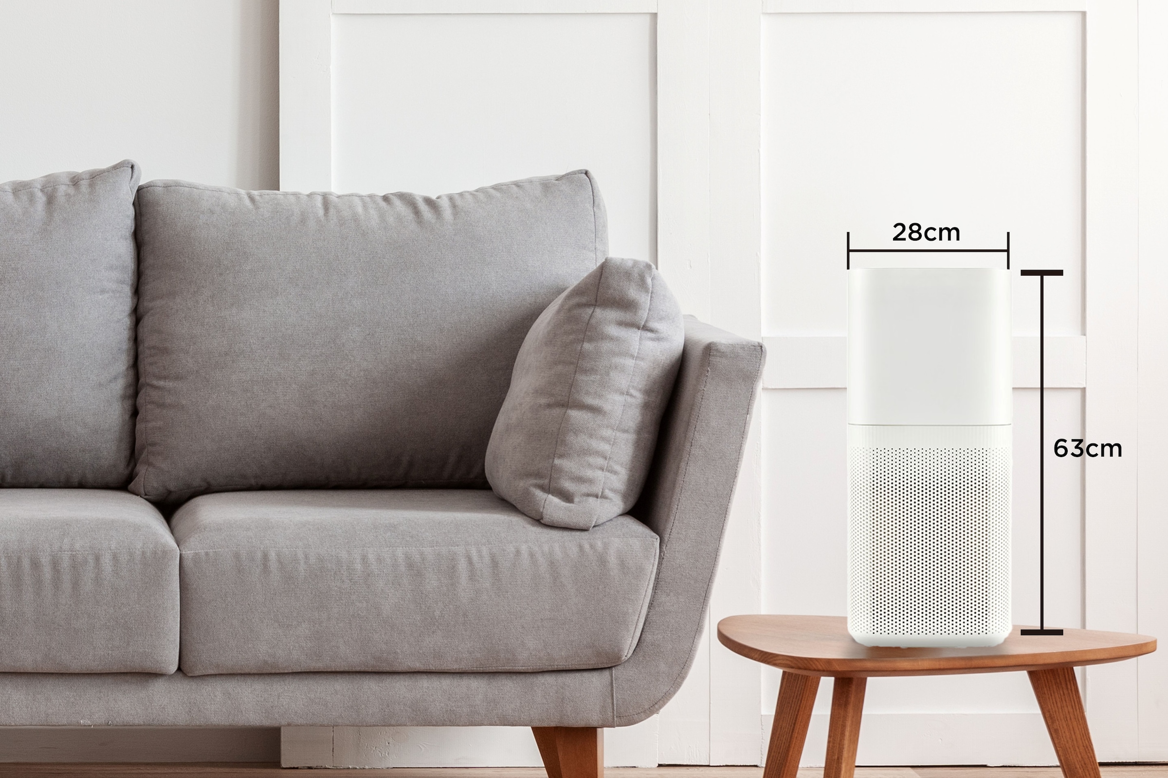 Hanseatic Luftreiniger »»KJ500«« für 143 qm Räume 45W, Top Filtersystem für Allergiker mit Ionentechnologie
