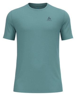 T-shirt Technique Odo Merinos 160 Natural Bleu