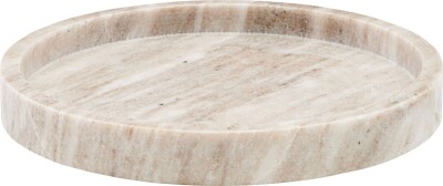Meraki - Bakke I Marmor - Marble - Beige - Ø 25 CM
