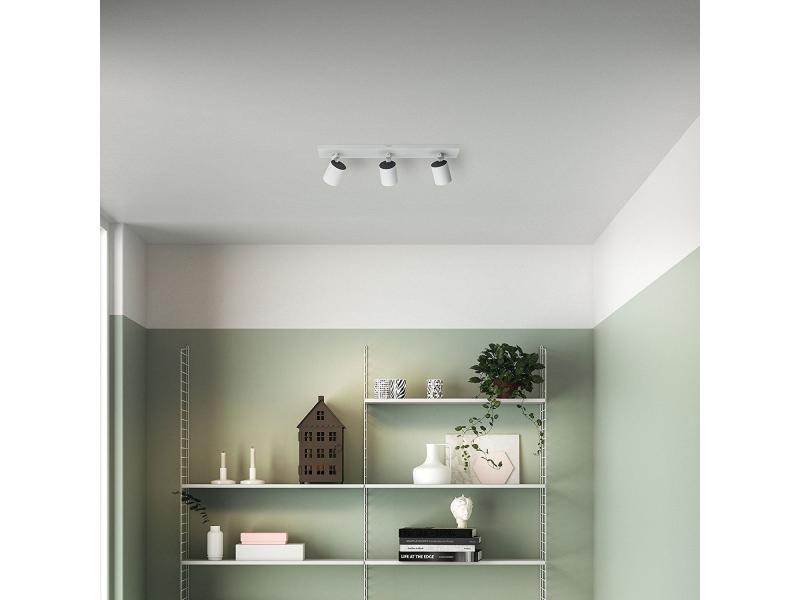 Philips Aufbauspot myLiving Runner 53093/31/P0 Weiss Deckenspot mit beweglichen Leuchtenköpfen