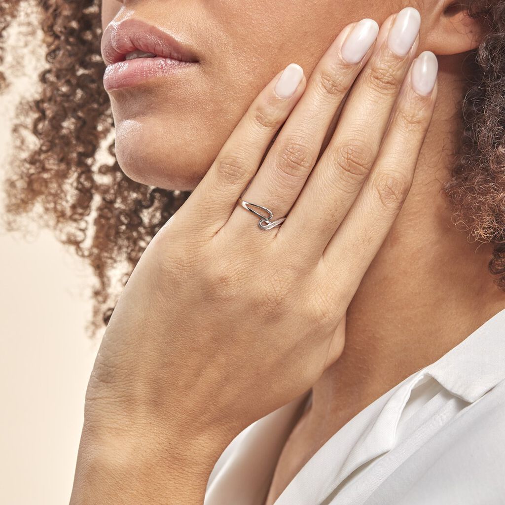 Bague Emma-lise Or Blanc Diamant