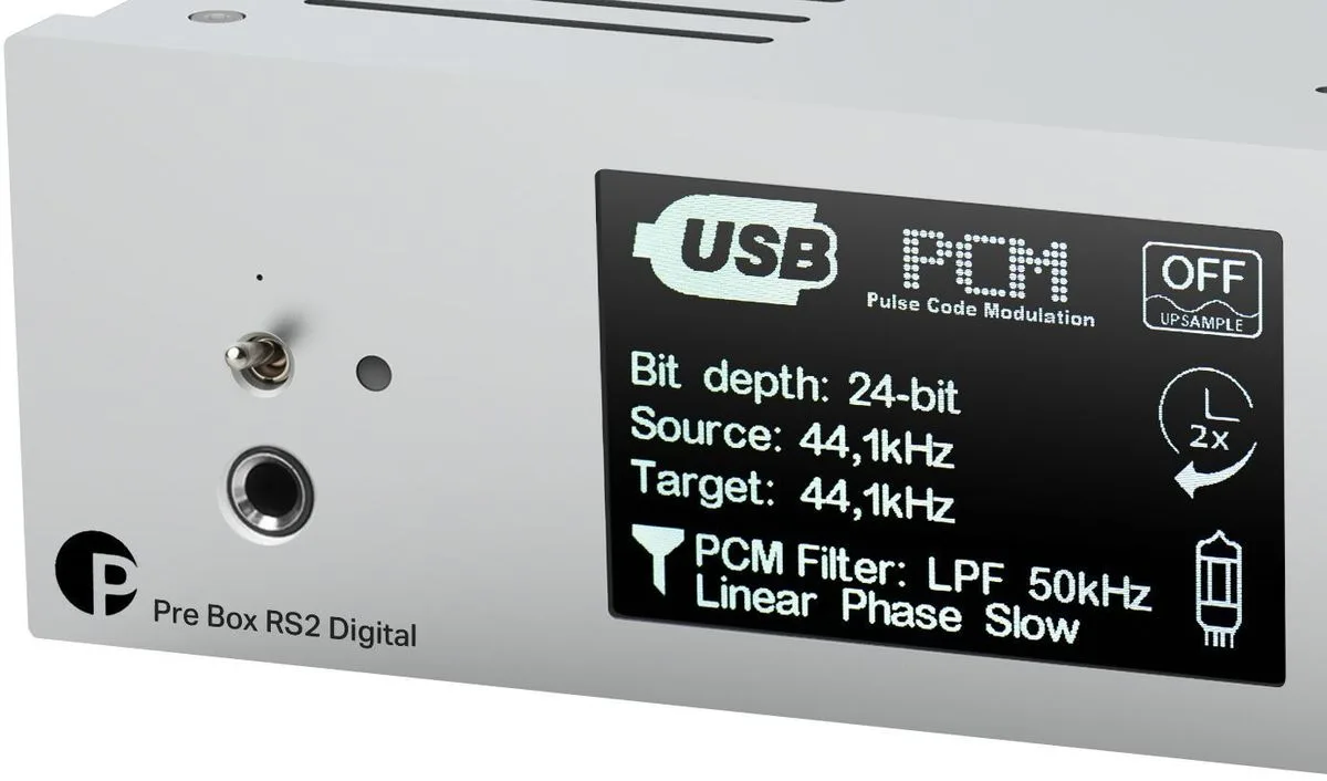 Pro-Ject Pre Box RS2 Digital Silver Préamplis hi-fi