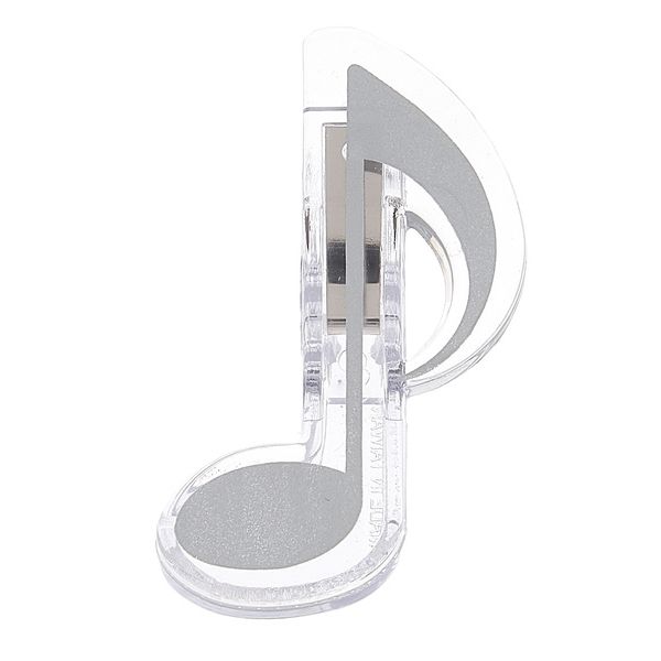 agifty Music Clip Eight Note Silver