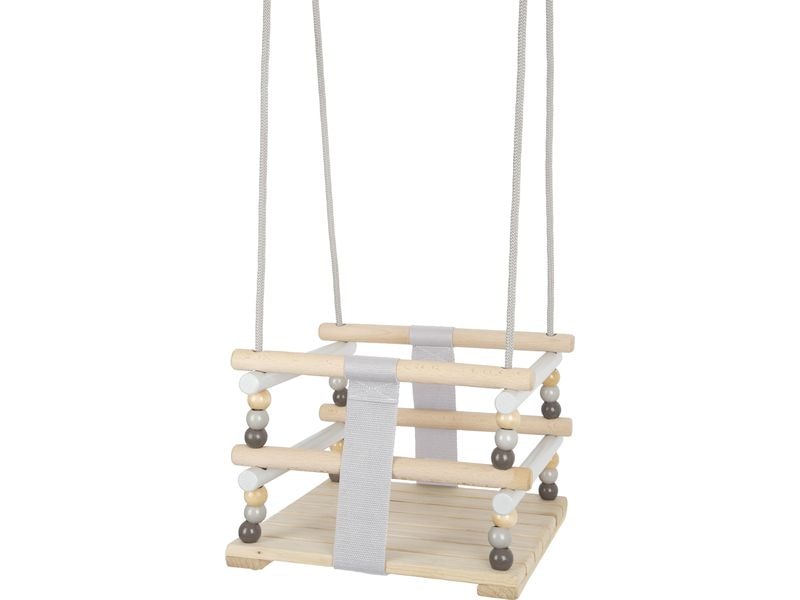 small foot Kleinkindschaukel Skandi Längenverstellbare Kleinkindschaukel aus Holz
