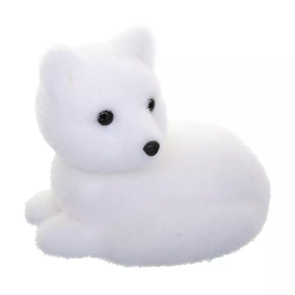Renard de Noël (H14 cm) Aiko Blanc