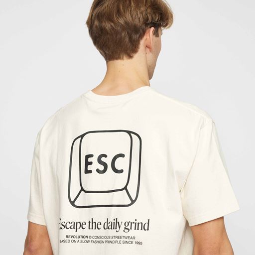 Revolution ESC T-shirt, Offwhite, L