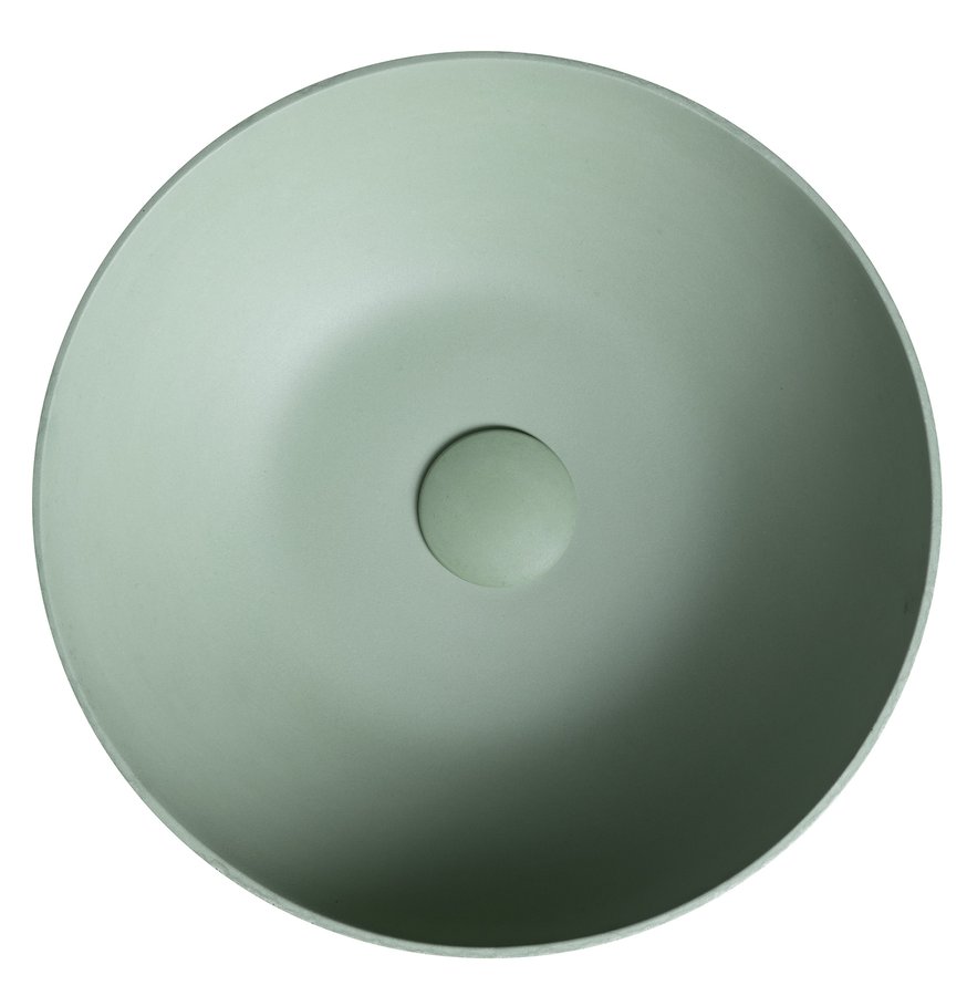Sapho Formigo betonnen waskom 39cm groen