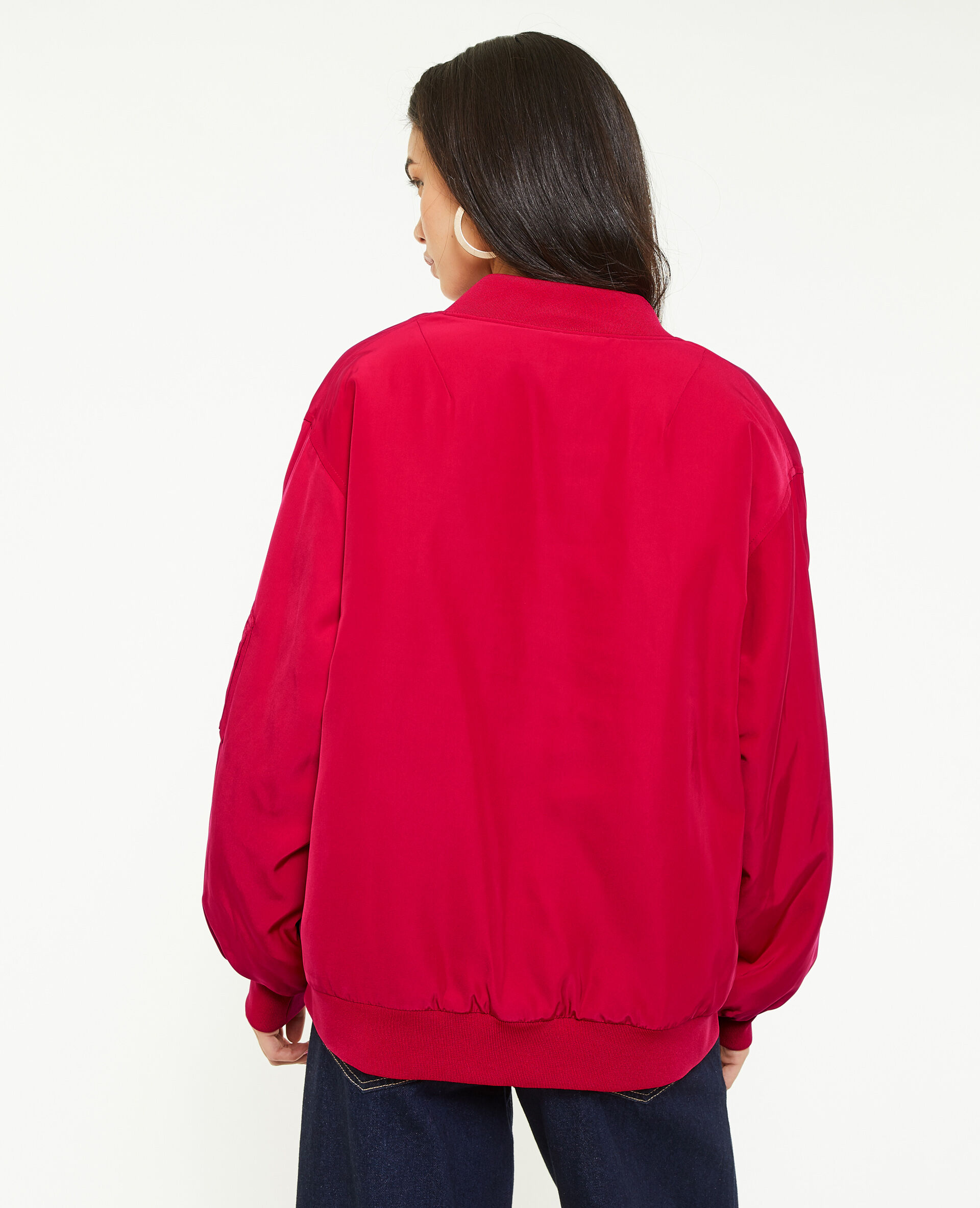Bomber oversize - Rouge