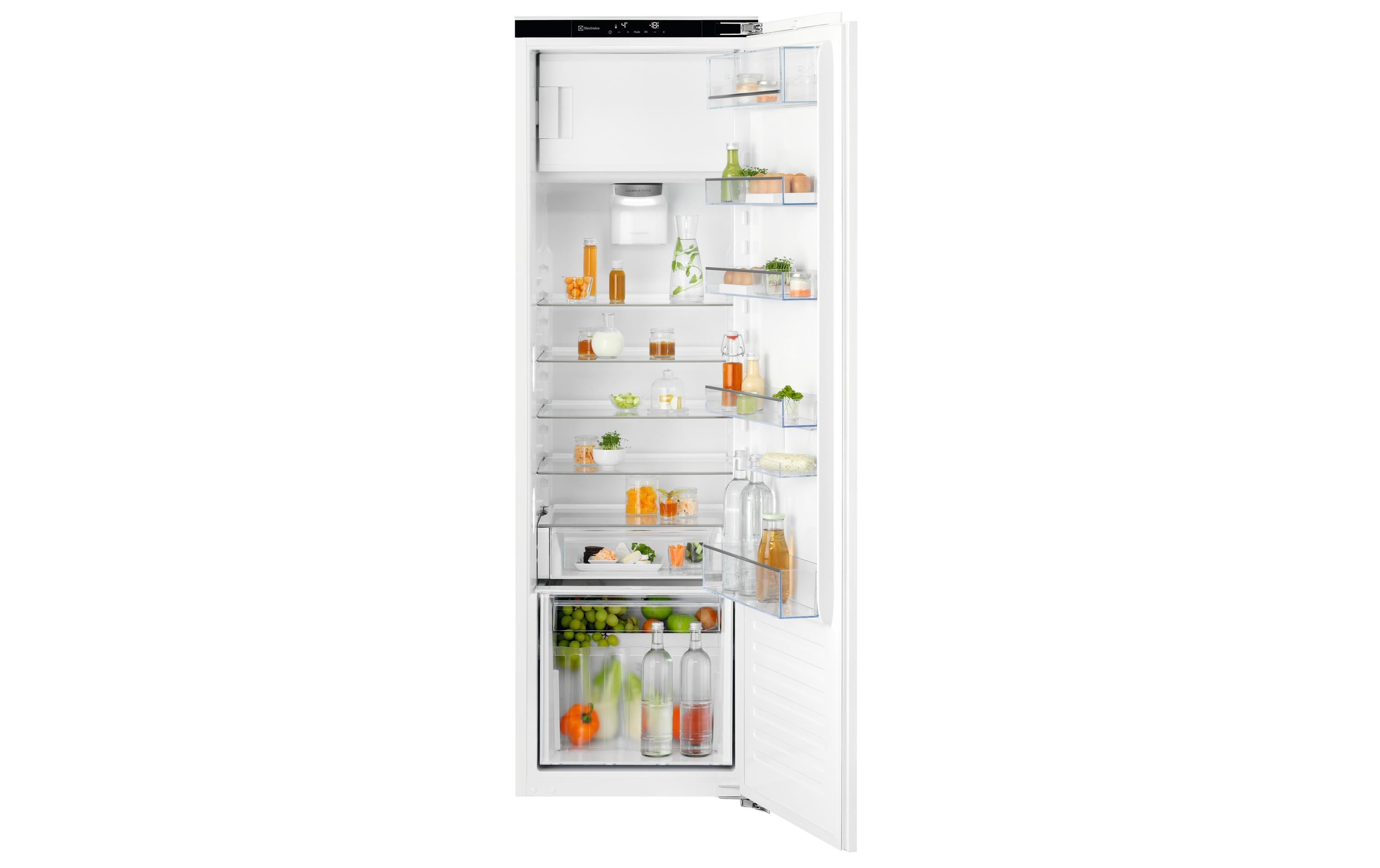 Einbaukühlschrank IK327SAR Rechts/Wechselbar<br>Moderner Einbaukühlschrank mit energiesparender Technik, digitaler Temperaturregelung und innovativer Feuchtigkeitskontrolle