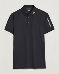 J.Lindeberg Regular Fit Tour Tech Stretch Polo Black