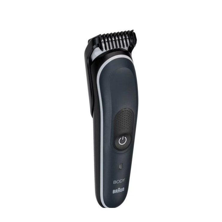 Series 5 Bodygroomer Elektrischer Haarschneider Haar Trimmer Akku Rasierer mit 3 Aufsätzen (BG5340) - Schwarz / Grau