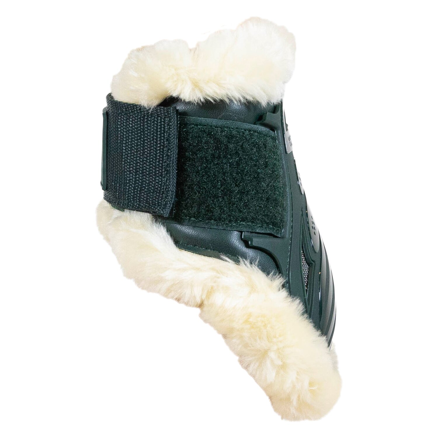 KENTUCKY Fesselkopfgamaschen Young Horse Vegan Sheepskin, für Hinterbeine - dark green