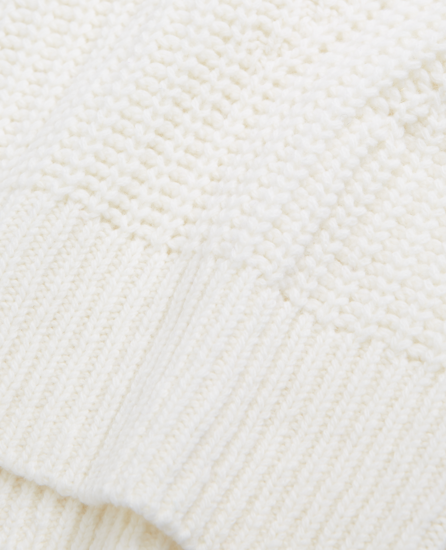 Pull col rond en laine mélangée| Multicolore