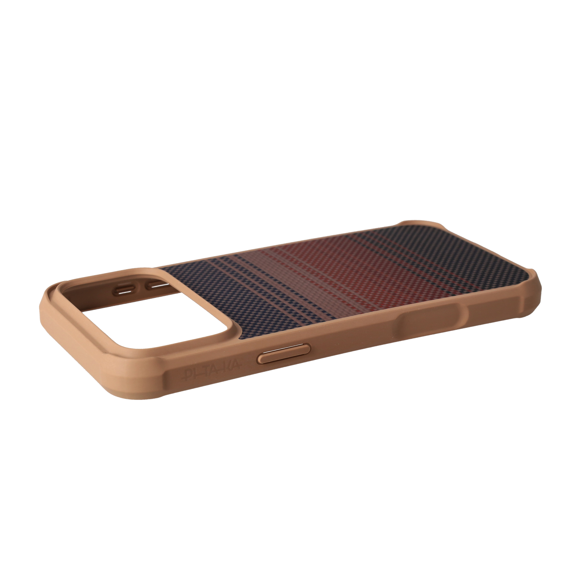 iPhone 17 Pro Max MagEZ ProGuard Fushion Weaving MagSafe Aramid Schutzhülle (KI1702MGPM) - Sunset (Rot / Schwarz)